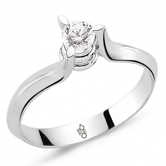Romeo Pırlanta 0.21 Ct Tektaş Yüzük RM20061 
