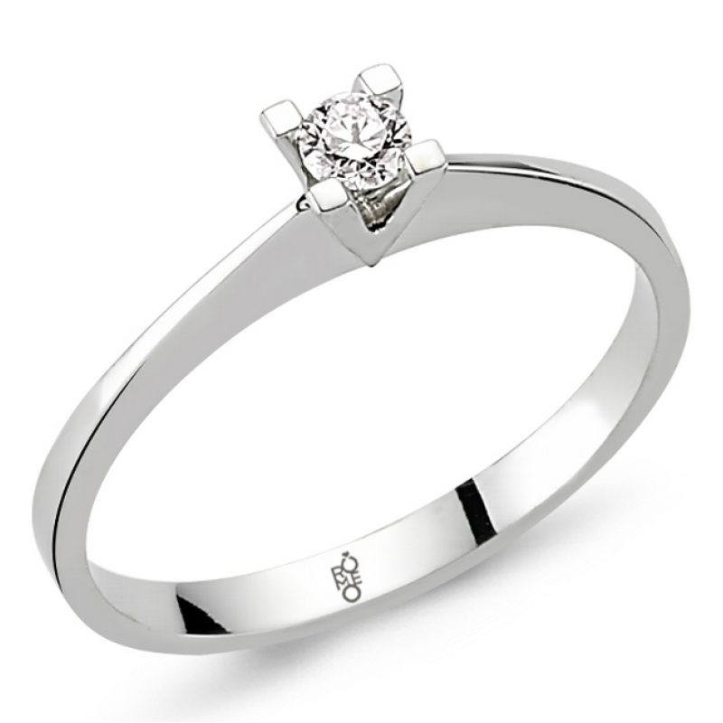 Romeo Pırlanta 0.20 Ct Tektaş Yüzük RM20017 Romeo Pırlanta 0.20 Ct Tektaş Yüzük RM20017