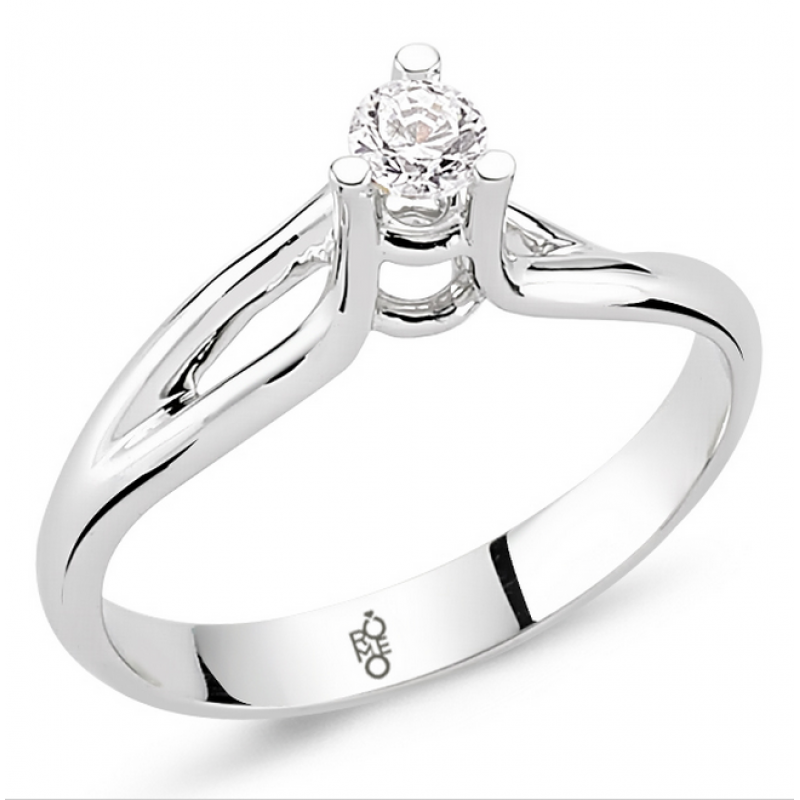 Romeo Pırlanta 0.18 Ct Tektaş Yüzük RM20043 Romeo Pırlanta 0.18 Ct Tektaş Yüzük RM20043