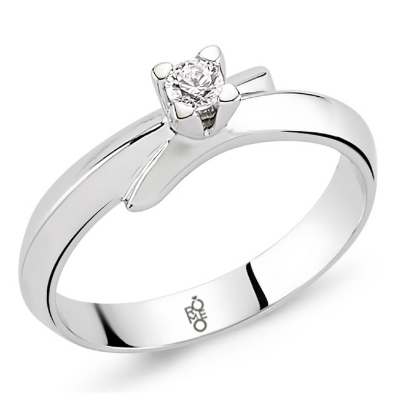 Romeo Pırlanta 0.21 Ct Tektaş Yüzük RM20055 Romeo Pırlanta 0.21 Ct Tektaş Yüzük RM20055
