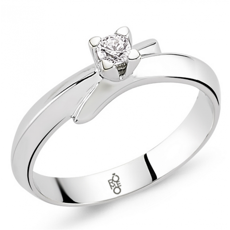 Romeo Pırlanta 0.21 Ct Tektaş Yüzük RM20055