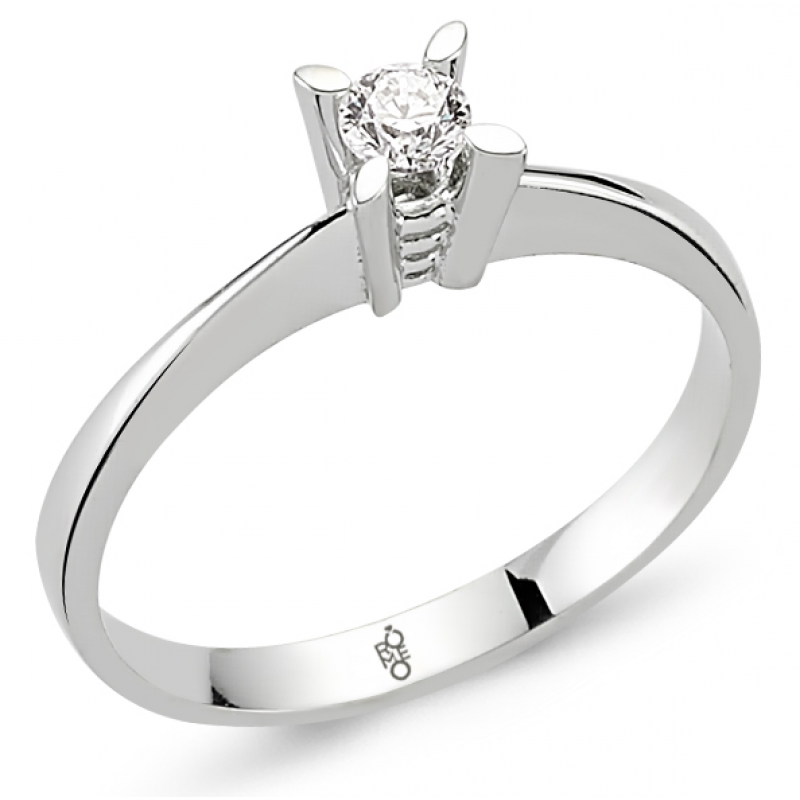 Romeo Pırlanta 0.25 Ct Tektaş Yüzük RM25026