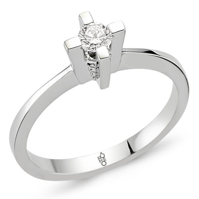Romeo Pırlanta 0.24 Ct Tektaş Yüzük RM25049 Romeo Pırlanta 0.24 Ct Tektaş Yüzük RM25049