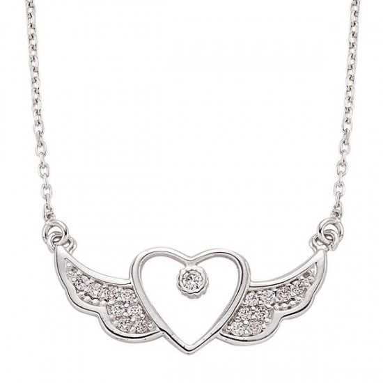 14 Ayar Altın Kalpli Kolye RMK34