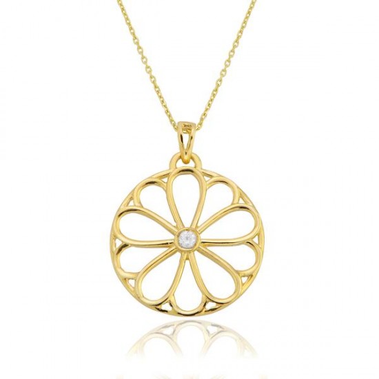 14 Ayar Altın Fantezi Kolye RMK26