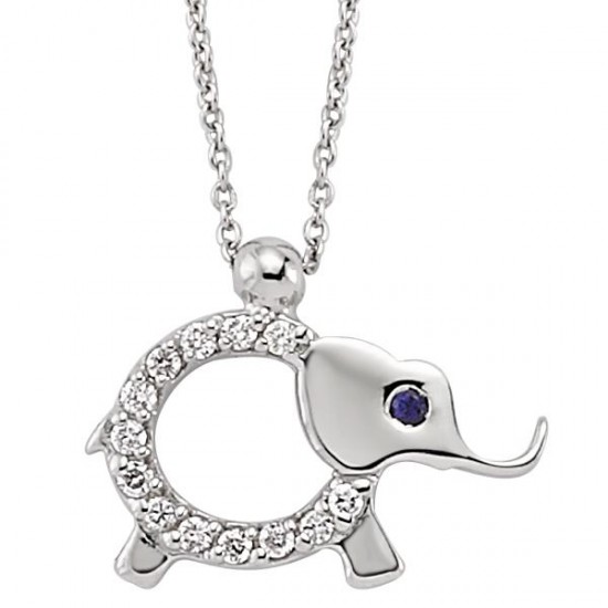 18 Ayar Altın Pırlanta Fil Kolye K48556 18 Ayar Altın Pırlanta Fil Kolye K48556