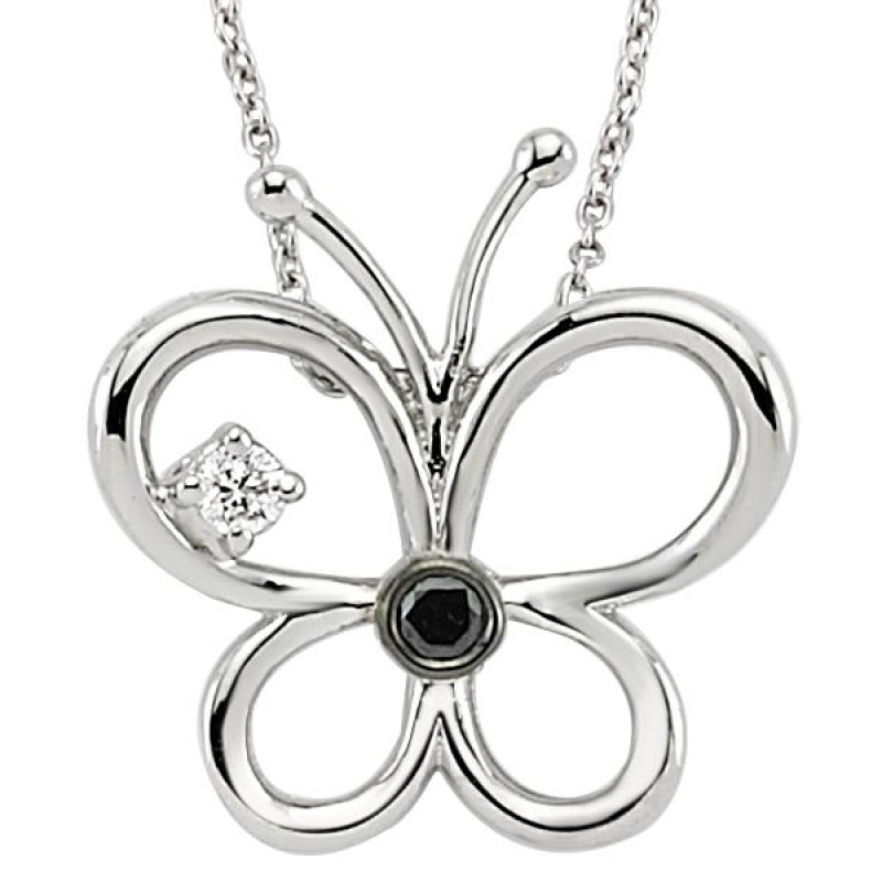 18 Ayar Altın Pırlanta Kelebek Kolye K48558-2 18 Ayar Altın Pırlanta Kelebek Kolye K48558-2