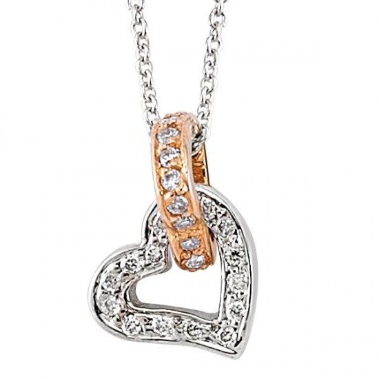 18 Ayar Altın Pırlanta Kalp Kolye RMK1012 18 Ayar Altın Pırlanta Kalp Kolye RMK1012