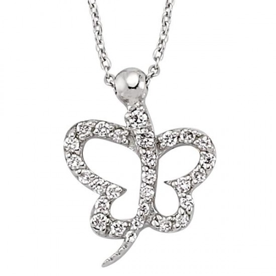 18 Ayar Altın Pırlanta Kelebek Kolye K48564 18 Ayar Altın Pırlanta Kelebek Kolye K48564