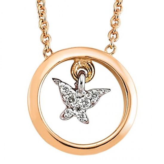 18 Ayar Altın Pırlanta Fantezi Kolye RMK1006