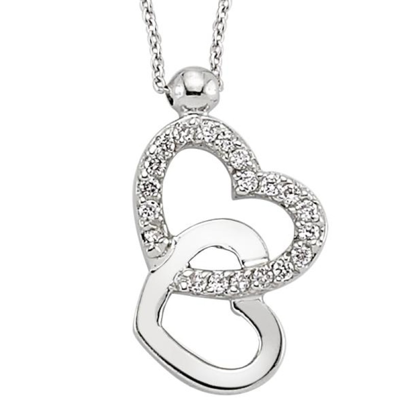 18 Ayar Altın Pırlanta Kalp Kolye K48565-3 18 Ayar Altın Pırlanta Kalp Kolye K48565-3