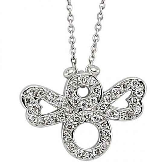 18 Ayar Altın Pırlanta Fantezi Kolye 48554-3