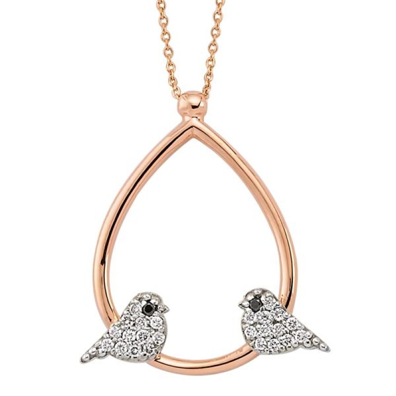 18 Ayar Altın Pırlanta Damla Kuş Kolye 47231 18 Ayar Altın Pırlanta Damla Kuş Kolye 47231