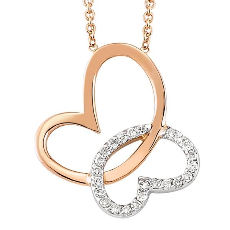 18 Ayar Altın Pırlanta Kelebek Kolye RMK1018 18 Ayar Altın Pırlanta Kelebek Kolye RMK1018