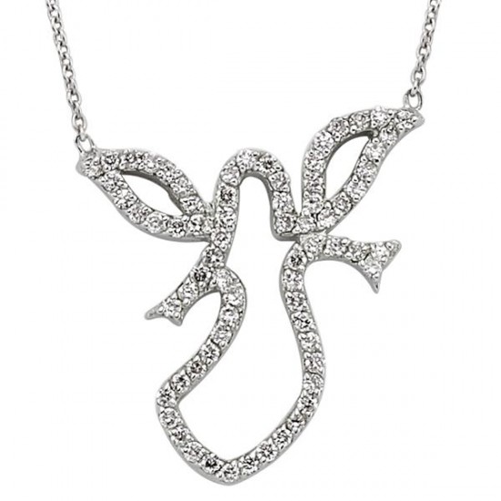 18 Ayar Altın Pırlanta Melek Kolye K48562-2