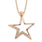 18 Ayar Altın Pırlanta Yıldız Kolye K10002
