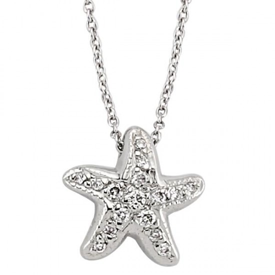 18 Ayar Altın Pırlanta Deniz Yıldızı Kolye 48558-3 18 Ayar Altın Pırlanta Deniz Yıldızı Kolye 48558-3