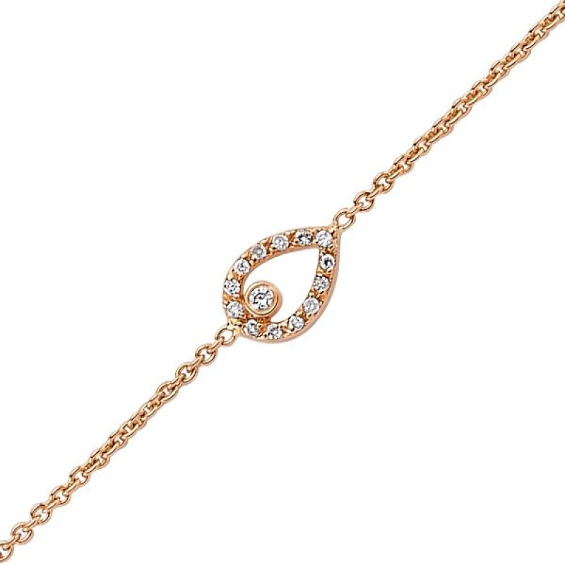 18 Ayar Altın Pırlanta Damla Bileklik 47235 18 Ayar Altın Pırlanta Damla Bileklik 47235