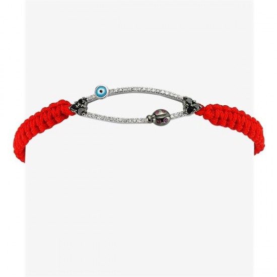 18 Ayar Altın Pırlanta İpli Bileklik RMH102