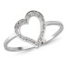 18 Ayar Altın Pırlanta Kalp Yüzük 48583