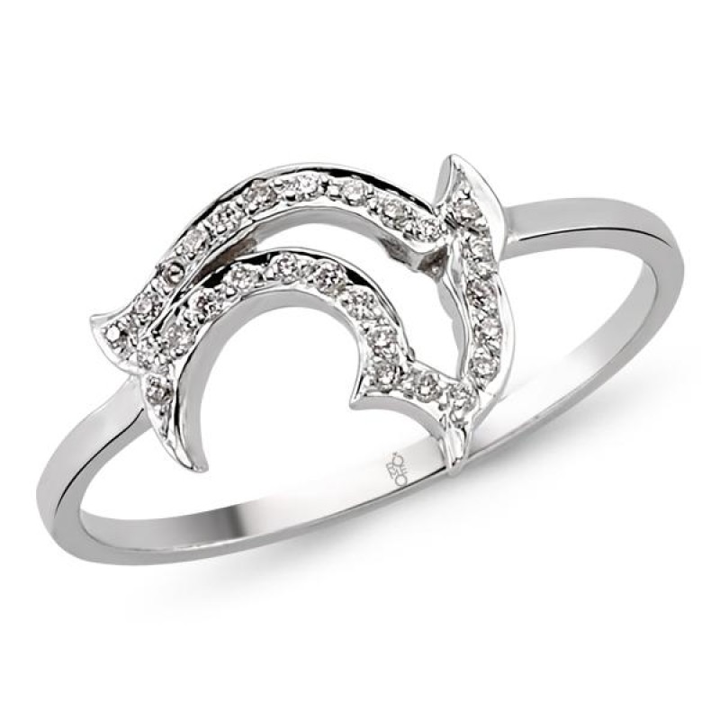 18 Ayar Altın Pırlanta Yunus Yüzük 48581 18 Ayar Altın Pırlanta Yunus Yüzük 48581