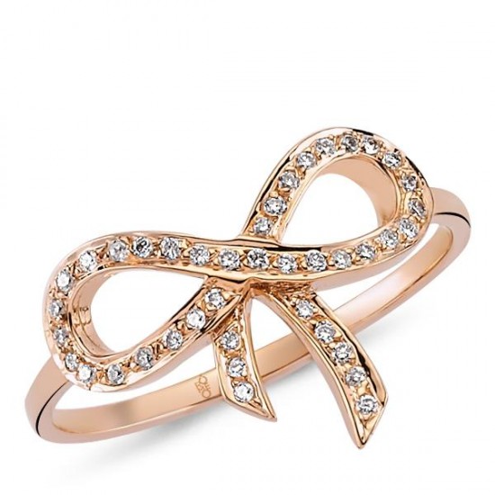 18 Ayar Altın Pırlanta Kurdele Yüzük 47188