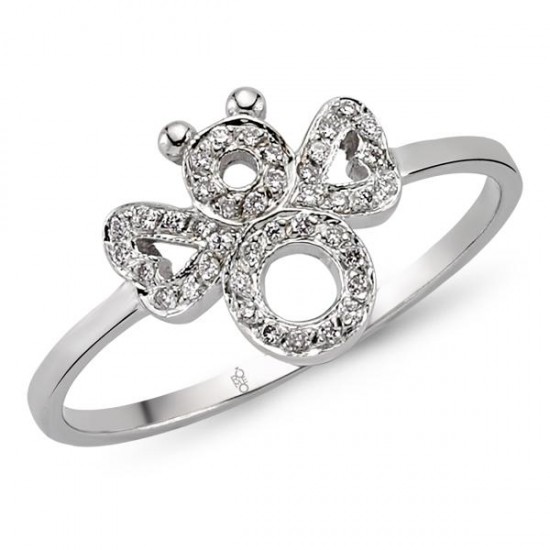 18 Ayar Altın Pırlanta Fantezi Yüzük 48576