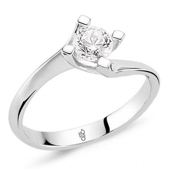 18 Ayar Altın 0.30 Ct Pırlanta Tektaş Yüzük RM30067