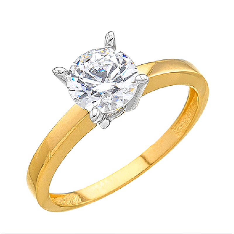 14 Ayar Altın Tektaş Yüzük E331 14 Ayar Altın Tektaş Yüzük E331