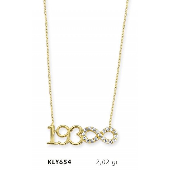 14 Ayar Altın 1938 Kolye KLY654 14 Ayar Altın 1938 Kolye KLY654