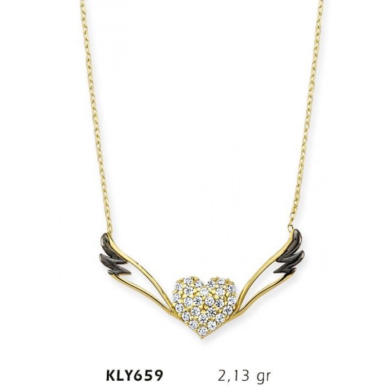 14 Ayar Altın Melek Kanadı KLY659 14 Ayar Altın Melek Kanadı KLY659