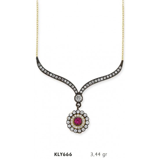 14 Ayar Altın Otantik Kolye KLY666