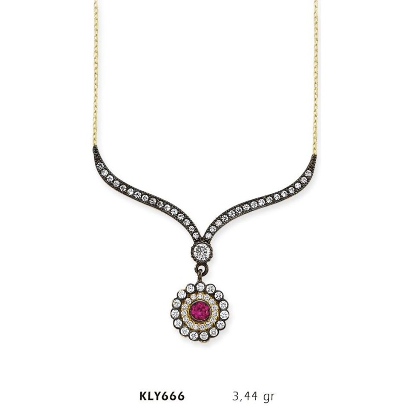 14 Ayar Altın Otantik Kolye KLY666 14 Ayar Altın Otantik Kolye KLY666