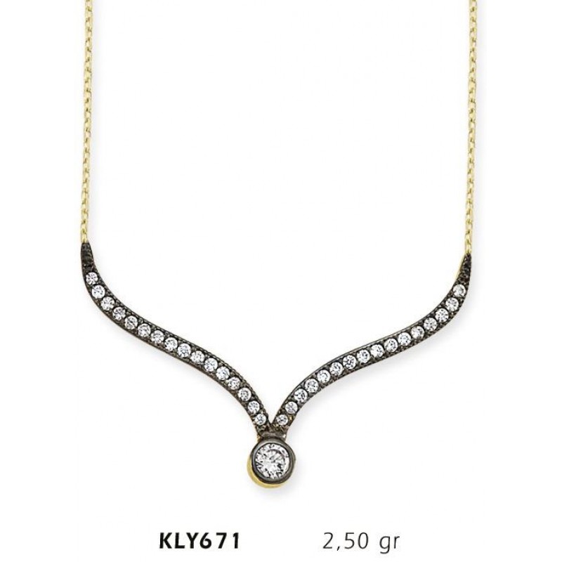 14 Ayar Altın Otantik Kolye KLY671