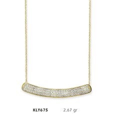 14 Ayar Altın Sırataş Kolye KLY675