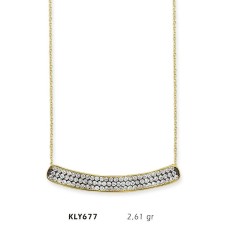 14 Ayar Altın Sırataş Kolye KLY677