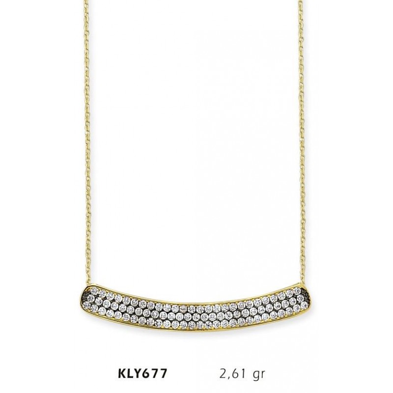 14 Ayar Altın Sırataş Kolye KLY677