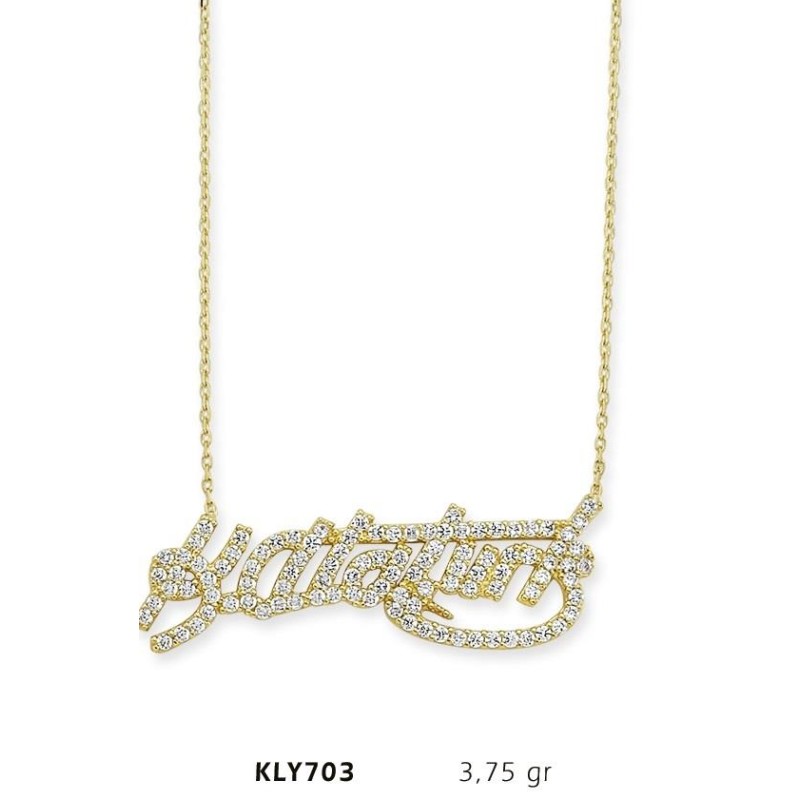 14 Ayar Altın Atatürk Kolye KLY703 14 Ayar Altın Atatürk Kolye KLY703