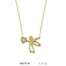14 Ayar Altın Peri Kolye KLY714