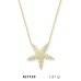 14 Ayar Altın Deniz Yıldızı Kolye KLY720