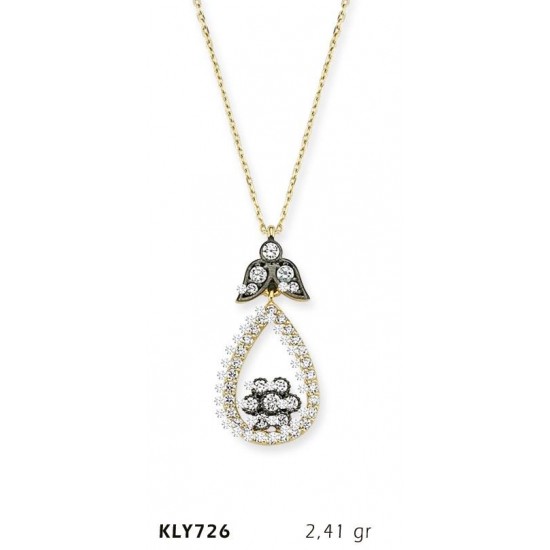 14 Ayar Altın Otantik Kolye KLY726