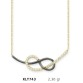 14 Ayar Altın Sonsuzluk Kolye KLY743