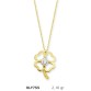 14 Ayar Altın Yonca Kolye KLY755