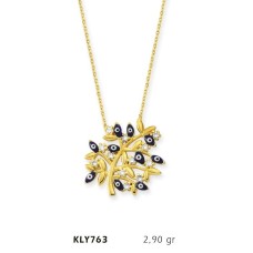 14 Ayar Altın Hayat Ağacı Kolye KLY763