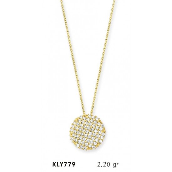 14 Ayar Altın Top Kolye KLY779 14 Ayar Altın Top Kolye KLY779