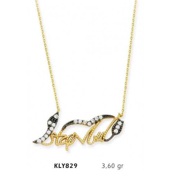 14 Ayar Altın İstanbul Kolye KLY829 14 Ayar Altın İstanbul Kolye KLY829