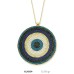 14 Ayar Altın Nazar Boncugu Kolye KLY854