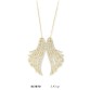 14 Ayar Altın Melek Kanadı Kolye KLY870