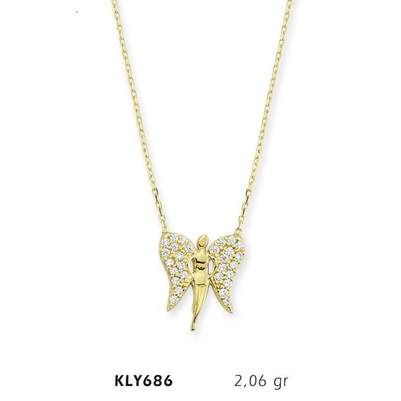 14 Ayar Altın Peri Kolyesi KLY686