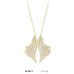 14 Ayar Altın Melek Kanadı Kolye KLY871